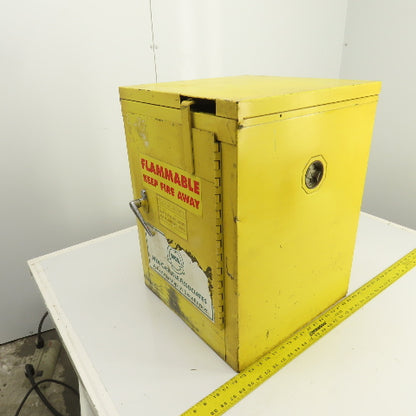 Se-Cur-All 1-Shelf 4 Gallon Flammable Storage Cabinet 17 x 17 x 23 (Bad Handle)