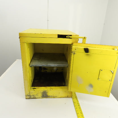 Se-Cur-All 1-Shelf 4 Gallon Flammable Storage Cabinet 17 x 17 x 23 (Bad Handle)