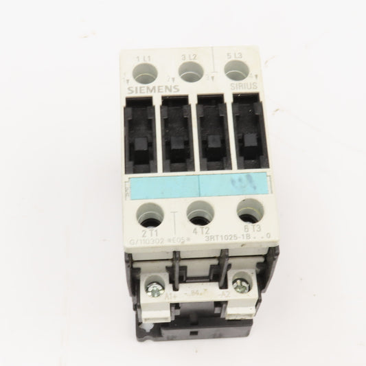 Siemens 3RT1025-1BB40 Motor Starter Contactor 600V 25A 24VDC Coil