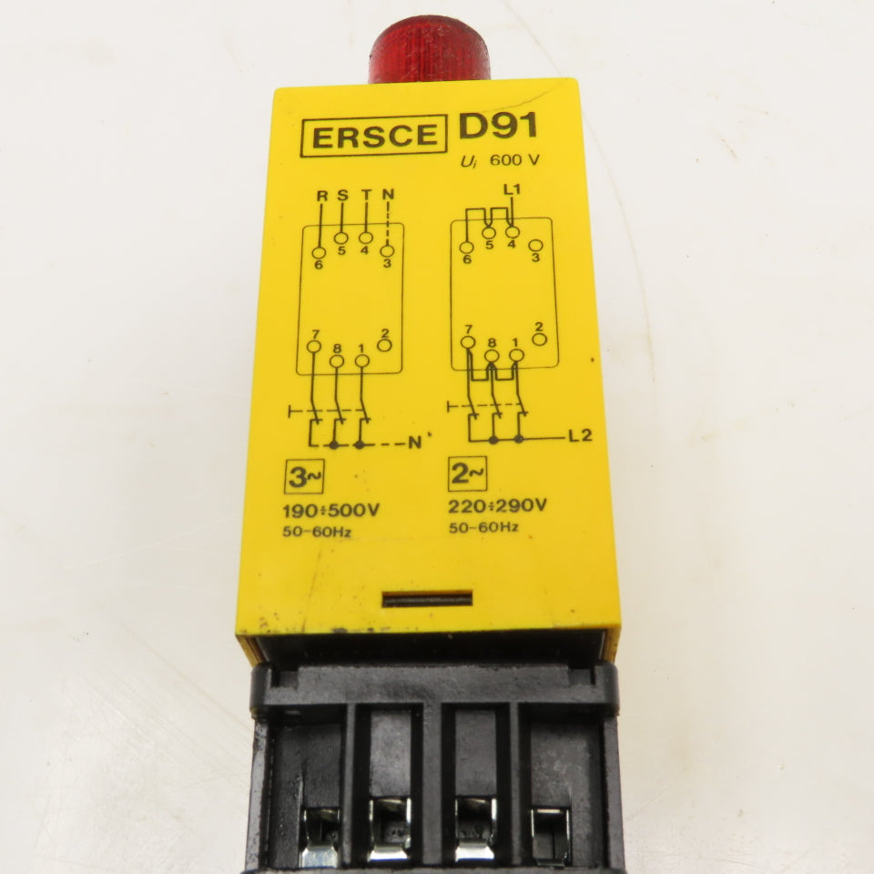 ERSCE D91 190-500V AC 50/60Hz Phase Indicator