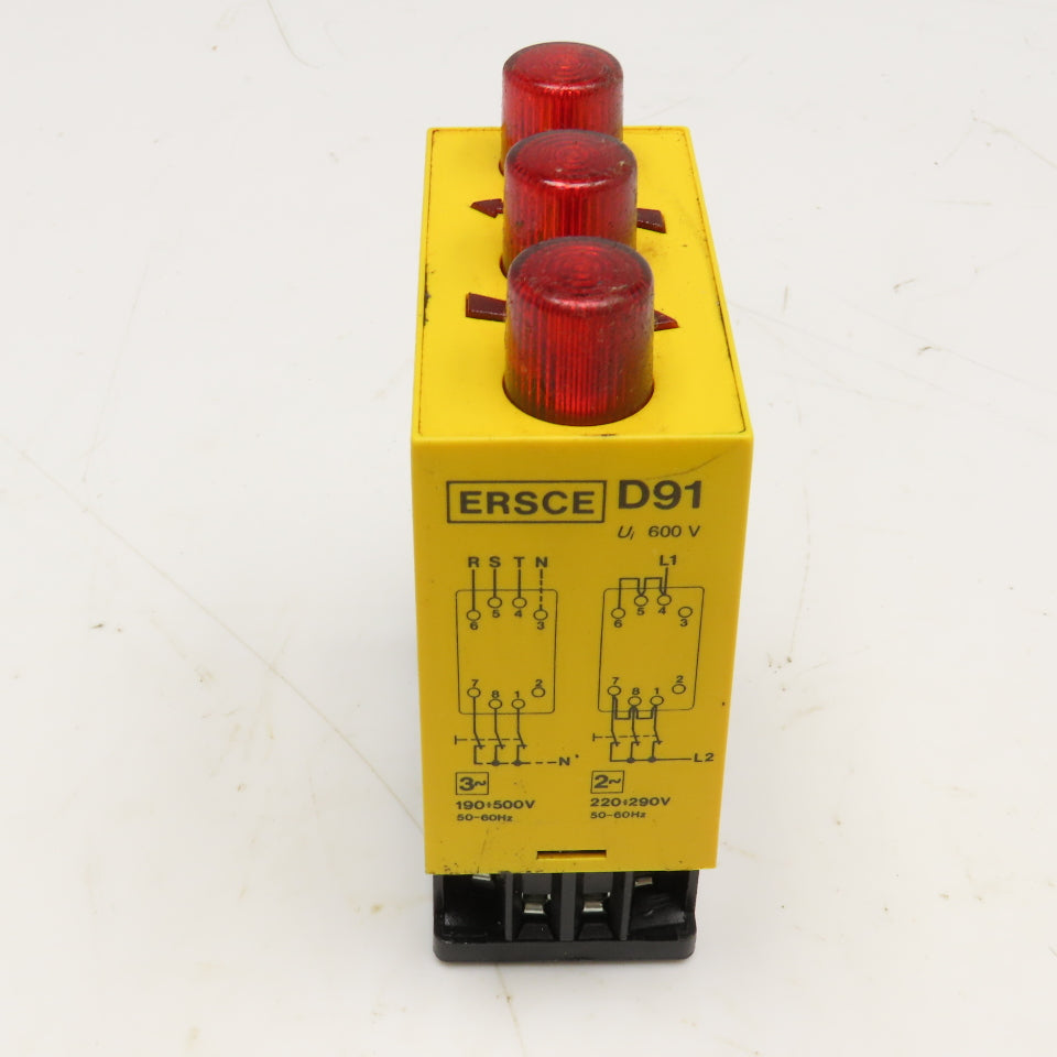 ERSCE D91 190-500V AC 50/60Hz Phase Indicator