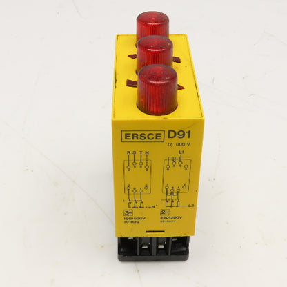 ERSCE D91 190-500V AC 50/60Hz Phase Indicator