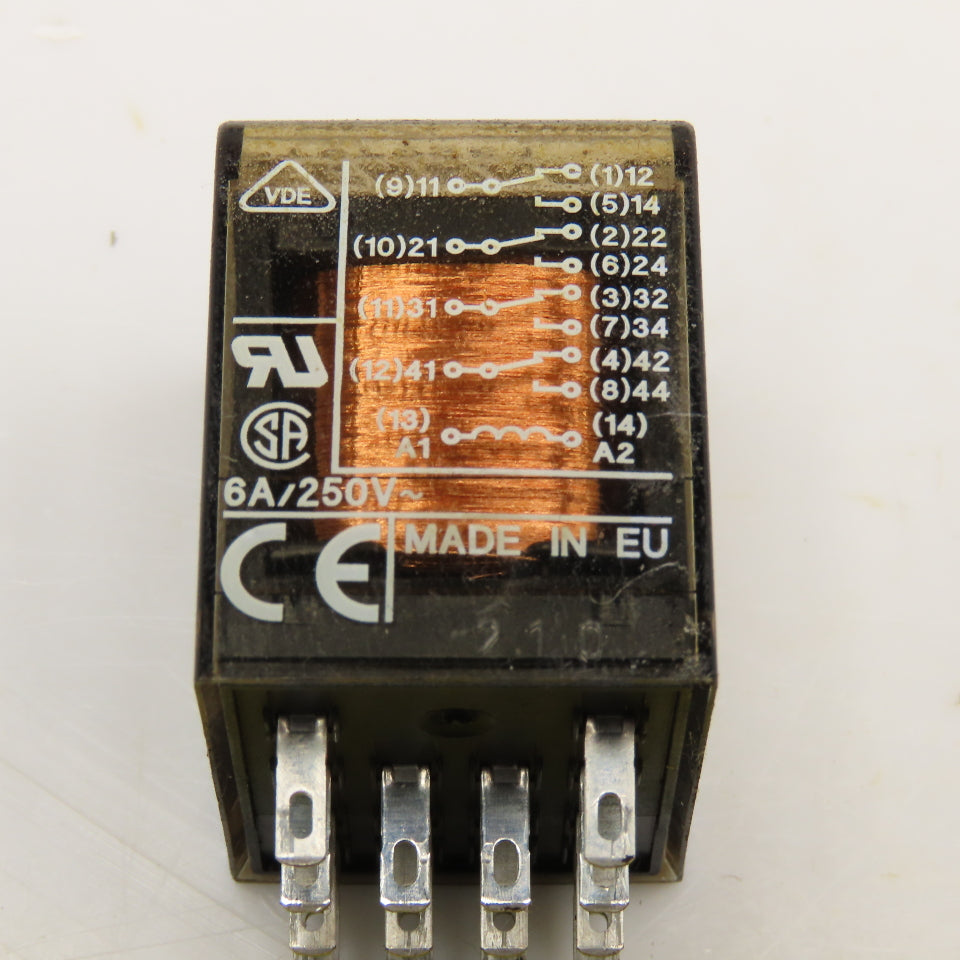 Schrack PT570024 Ice Cube Relay 6A 250V 24V DC Coil Lot Of 5