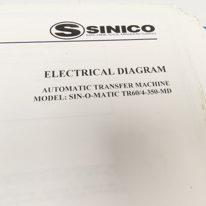 Sinico Electrical Hydraulic Pneumatic Diagram Book TR60/4-350-MD