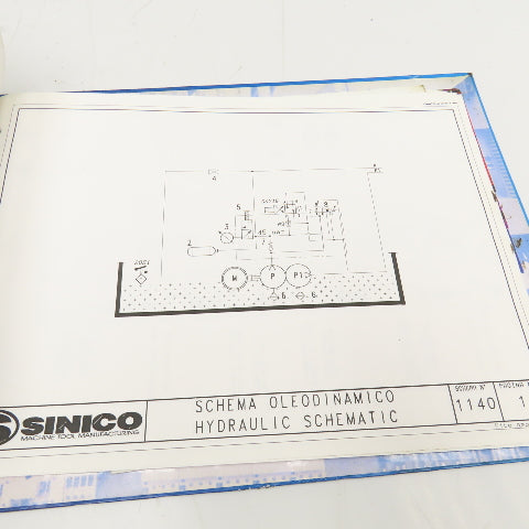 Sinico Electrical Hydraulic Pneumatic Diagram Book TR60/4-350-MD