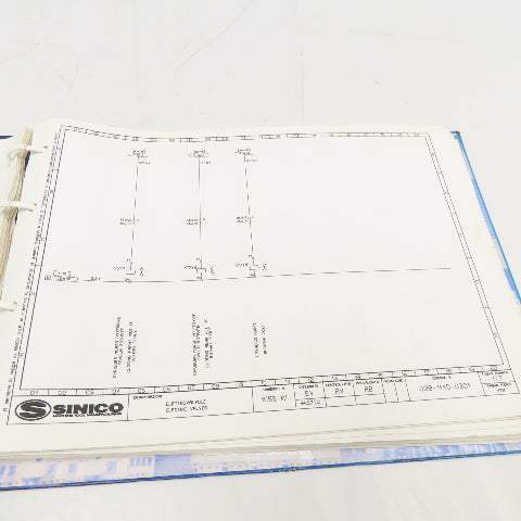 Sinico Electrical Hydraulic Pneumatic Diagram Book TR60/4-350-MD