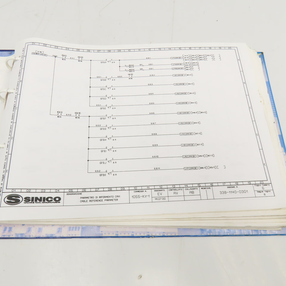 Sinico Electrical Hydraulic Pneumatic Diagram Book TR60/4-350-MD