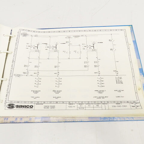 Sinico Sin-O-Matic Electrical Diagram Book TR60/4-350-MD