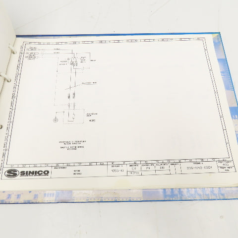 Sinico Sin-O-Matic Electrical Diagram Book TR60/4-350-MD