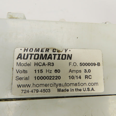 Syntron V-4-AC Magnetic Vibrator 115V W/ Homer City Automation Controller HCA-R3