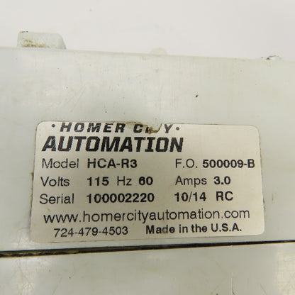 Syntron V-4-AC Magnetic Vibrator 115V W/ Homer City Automation Controller HCA-R3