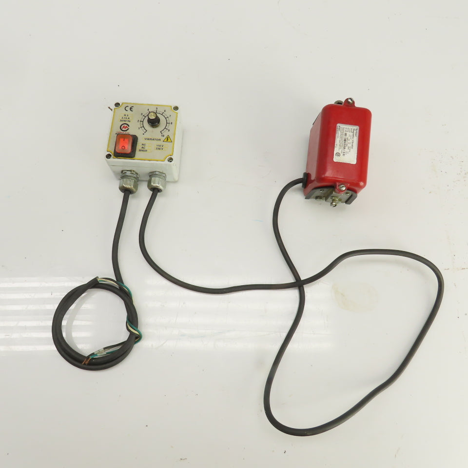 Syntron V-4-AC Magnetic Vibrator 115V W/ Homer City Automation Controller HCA-R3