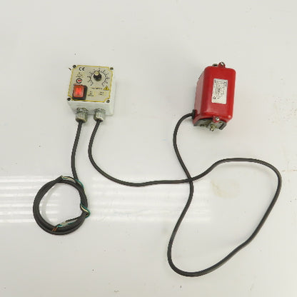 Syntron V-4-AC Magnetic Vibrator 115V W/ Homer City Automation Controller HCA-R3