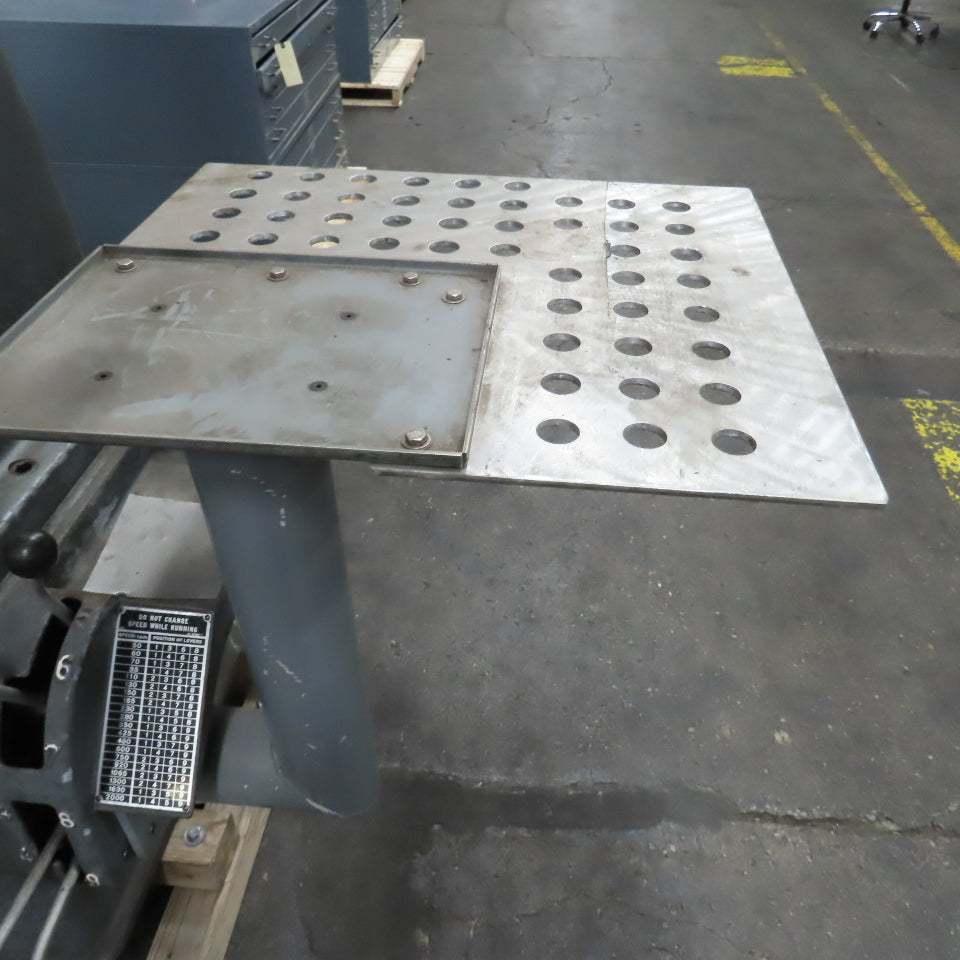 Societe Genevoise SIP MP-4G Jig Borer Mill 220V 3PH 27-3/4" x 23-1/2" Table
