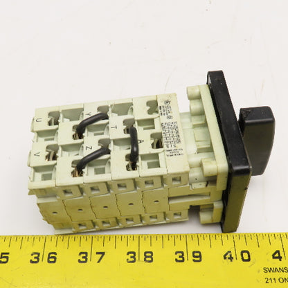Sprecher + Schuh LE2-25 3 Position Rotary Cam Switch 660V 25A 13kW