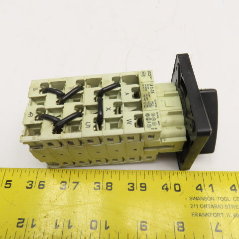 Sprecher + Schuh LE 2-25 4 Position Rotary Cam Switch 660V 25A