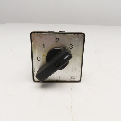 Sprecher + Schuh LE 2-25 4 Position Rotary Cam Switch 660V 25A