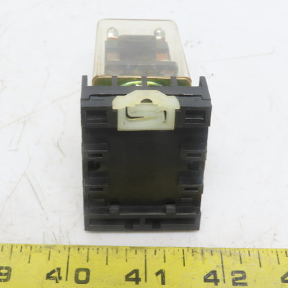 Relay Service Co. 99KE 28VDC 17A Res 120/240VAC 10A Res. Ice Cube Relay W/Base