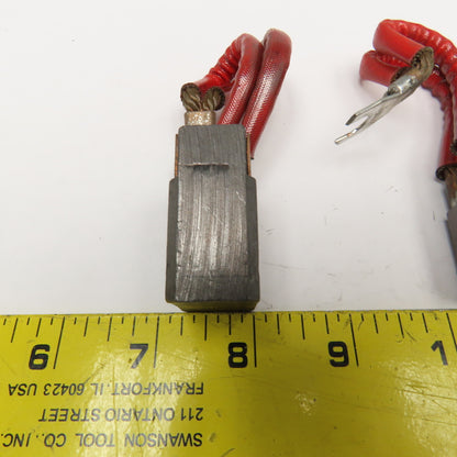 Helwig Carbon 90 697 1-1/4" Wide x 0.77" Thick x 1-1/2" Tall Carbon Brush Lot/2