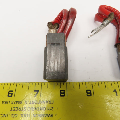 Helwig Carbon 90 697 1-1/4" Wide x 0.77" Thick x 1-1/2" Tall Carbon Brush Lot/2