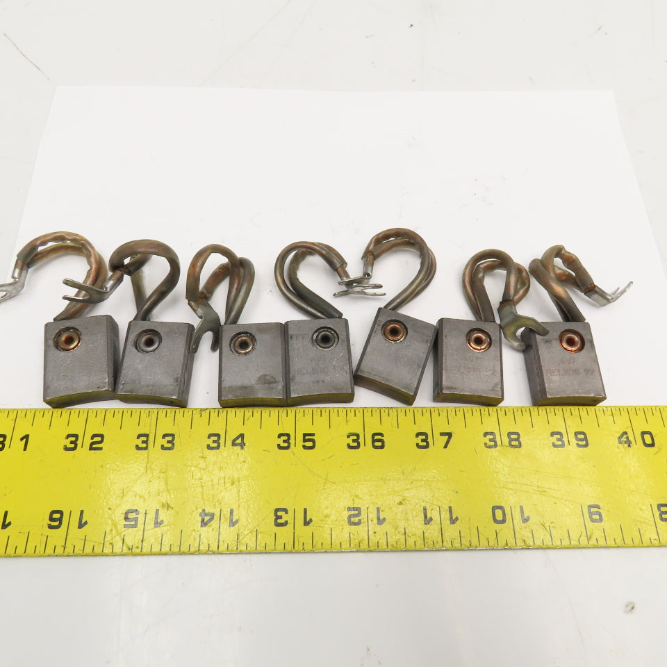 Helwig Carbon 697 92 0.973" Wide x 0.483" Thick x 1.22" Tall Brush Lot Of 7
