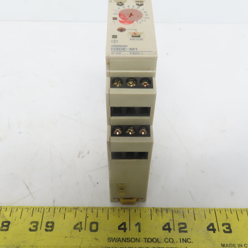 Omron H3DE-M1 Solid State Multi-function Time Delay Relay 24-230VAC/DC