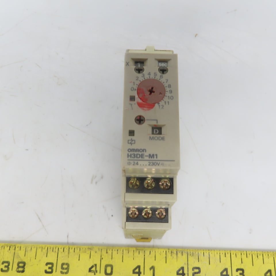 Omron H3DE-M1 Solid State Multi-function Time Delay Relay 24-230VAC/DC