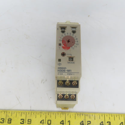 Omron H3DE-M1 Solid State Multi-function Time Delay Relay 24-230VAC/DC