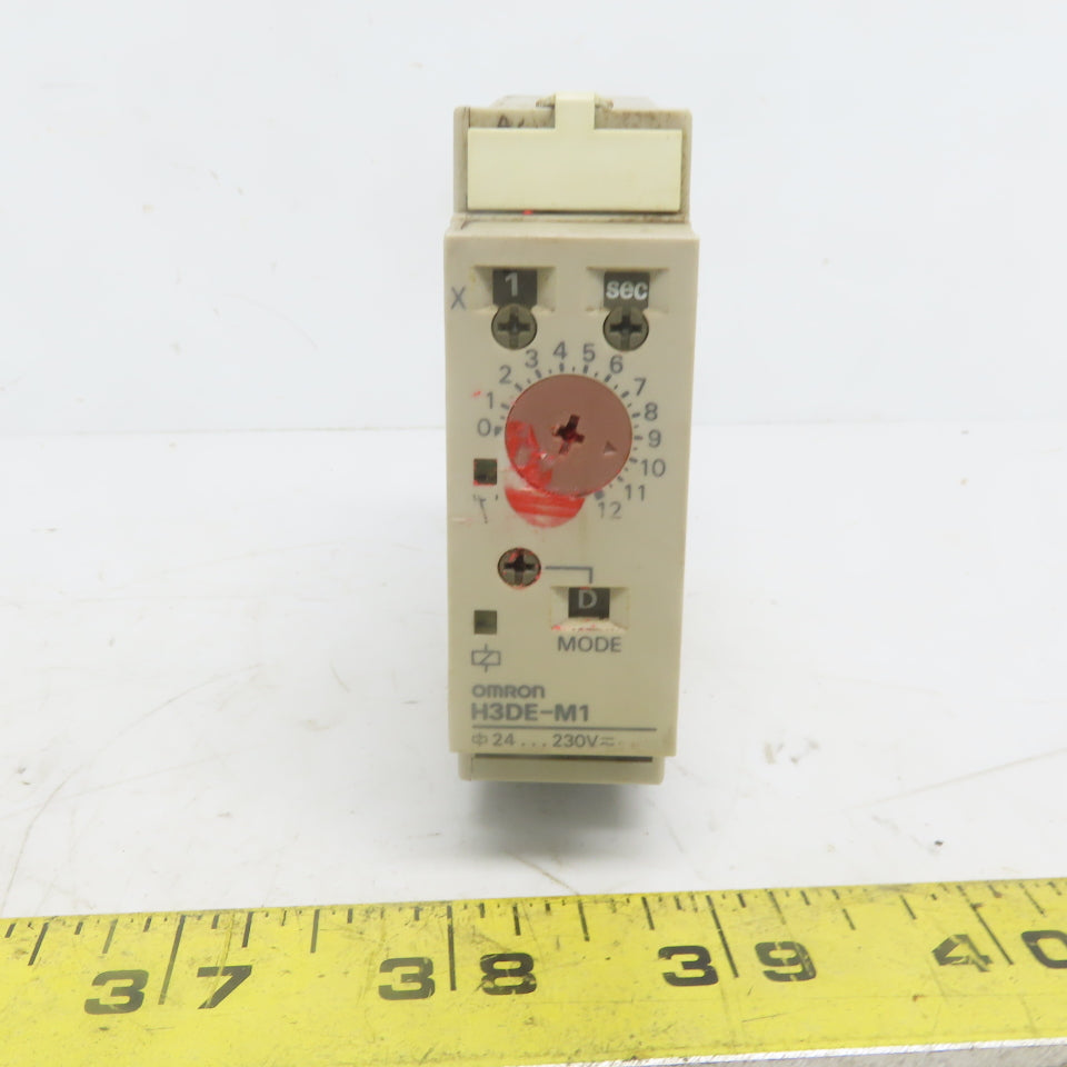 Omron H3DE-M1 Solid State Multi-function Time Delay Relay 24-230VAC/DC