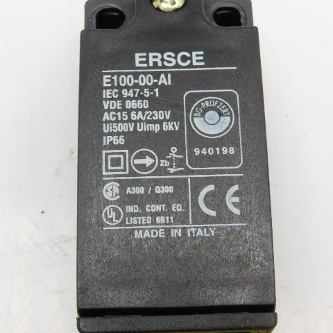 ERSCE E100-00-AI 230V 6A Push Button Limit Switch