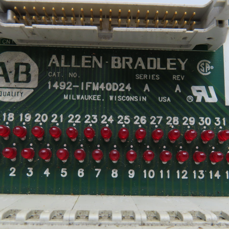 Allen Bradley 1492-IFM40D24 10-30V AC/DC 40 Point I/O Module