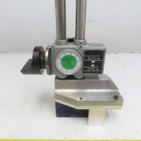18" Analog Height Gauge W/Modified Magnetic Base & Touch off