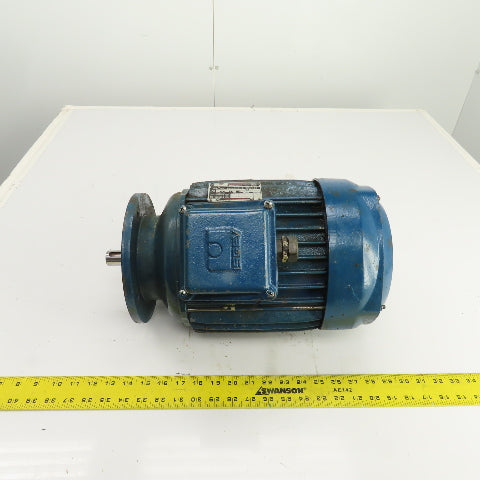 Isgev AS 112 M 4 4-4.8kW Electric Motor 1730RPM 230/460V 3PH IM B5 24mm Shaft