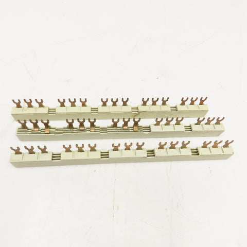 Siemens 3VU9135-1AB05 690V 63A 3Ph Bus Bar Lot Of 3
