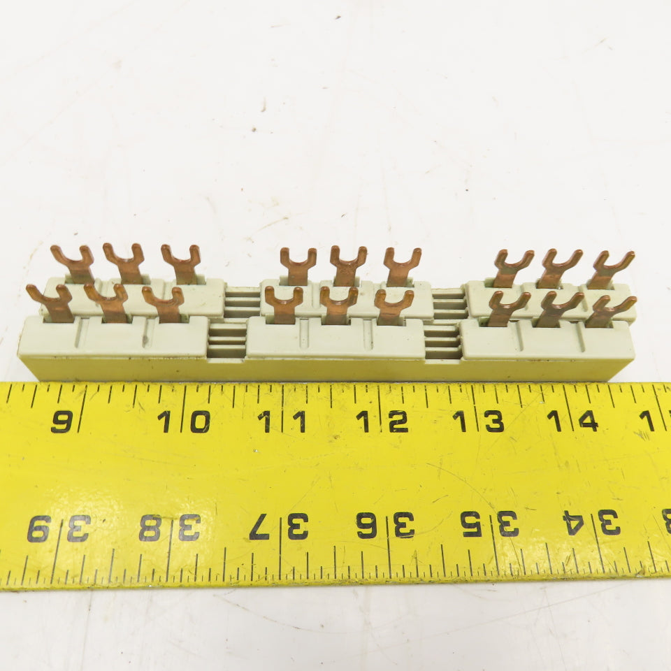 Siemens 3VU9135-1AB03 690V 63A 3Ph Bus Bar Lot Of 2