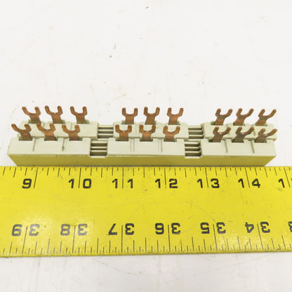 Siemens 3VU9135-1AB03 690V 63A 3Ph Bus Bar Lot Of 2