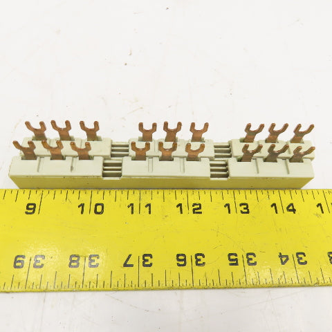 Siemens 3VU9135-1AB03 690V 63A 3Ph Bus Bar Lot Of 2