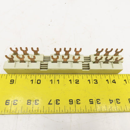 Siemens 3VU9135-1AB03 690V 63A 3Ph Bus Bar Lot Of 2