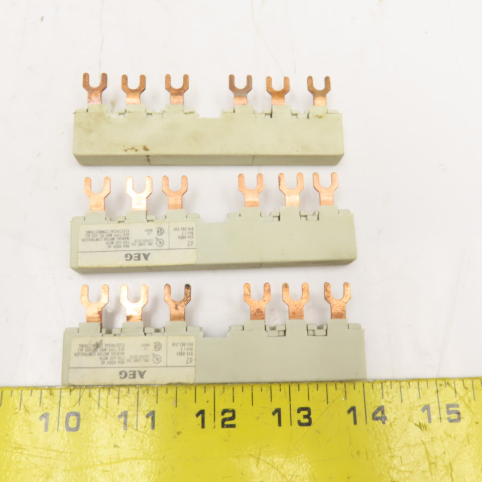 Siemens 910-293-210 690V 63A 3Ph Bus Bar Lot Of 3