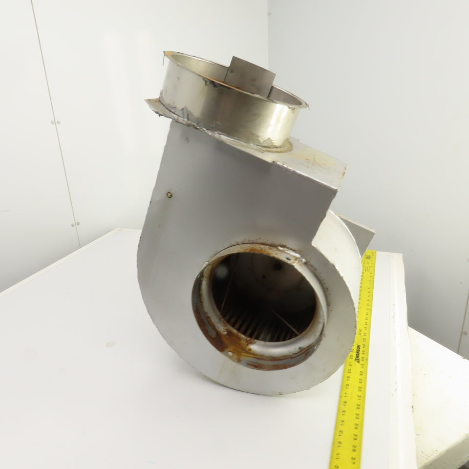 10" OD x 6-1/4" W Squirrel Cage Blower Fan With 1HP Motor 230/460V 3PH & Damper