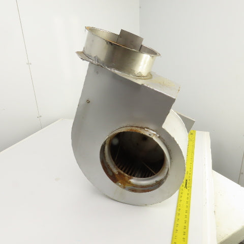 10" OD x 6-1/4" W Squirrel Cage Blower Fan With 1HP Motor 230/460V 3PH & Damper