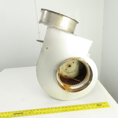 10" OD x 6-1/4" W Squirrel Cage Blower Fan With 1HP Motor 230/460V 3PH & Damper