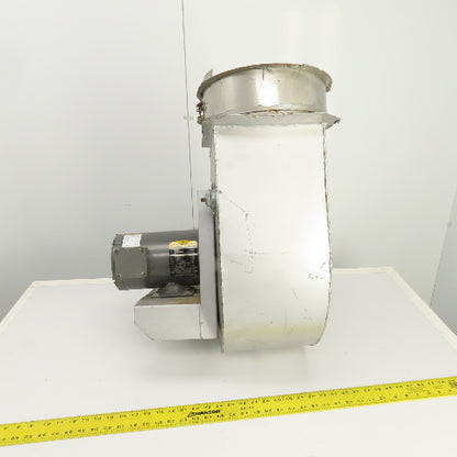 10" OD x 6-1/4" W Squirrel Cage Blower Fan With 1HP Motor 230/460V 3PH & Damper