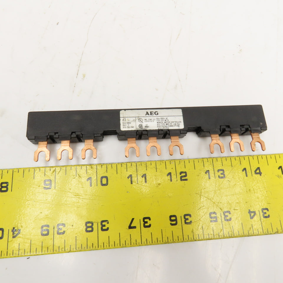 Siemens 3VU9135-1AB04 600V 65A Misc. Lot 3 Phase Bus Bar Lot Of 7