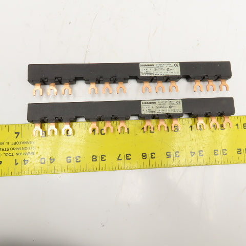 Siemens 3VU9135-1AB04 600V 65A Misc. Lot 3 Phase Bus Bar Lot Of 7
