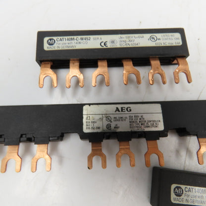 Siemens 3VU9135-1AB04 600V 65A Misc. Lot 3 Phase Bus Bar Lot Of 7