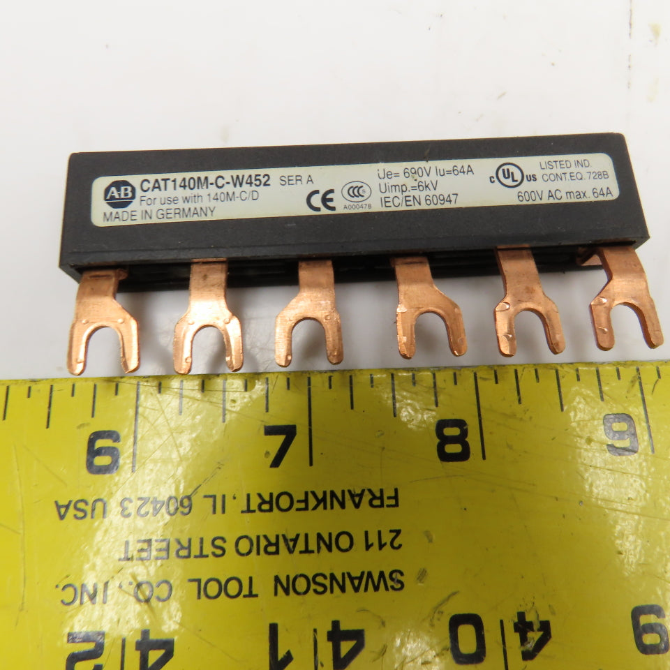 Siemens 3VU9135-1AB04 600V 65A Misc. Lot 3 Phase Bus Bar Lot Of 7