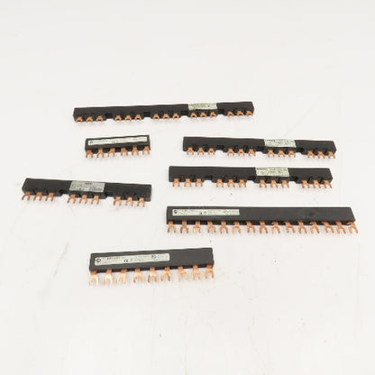 Siemens 3VU9135-1AB04 600V 65A Misc. Lot 3 Phase Bus Bar Lot Of 7