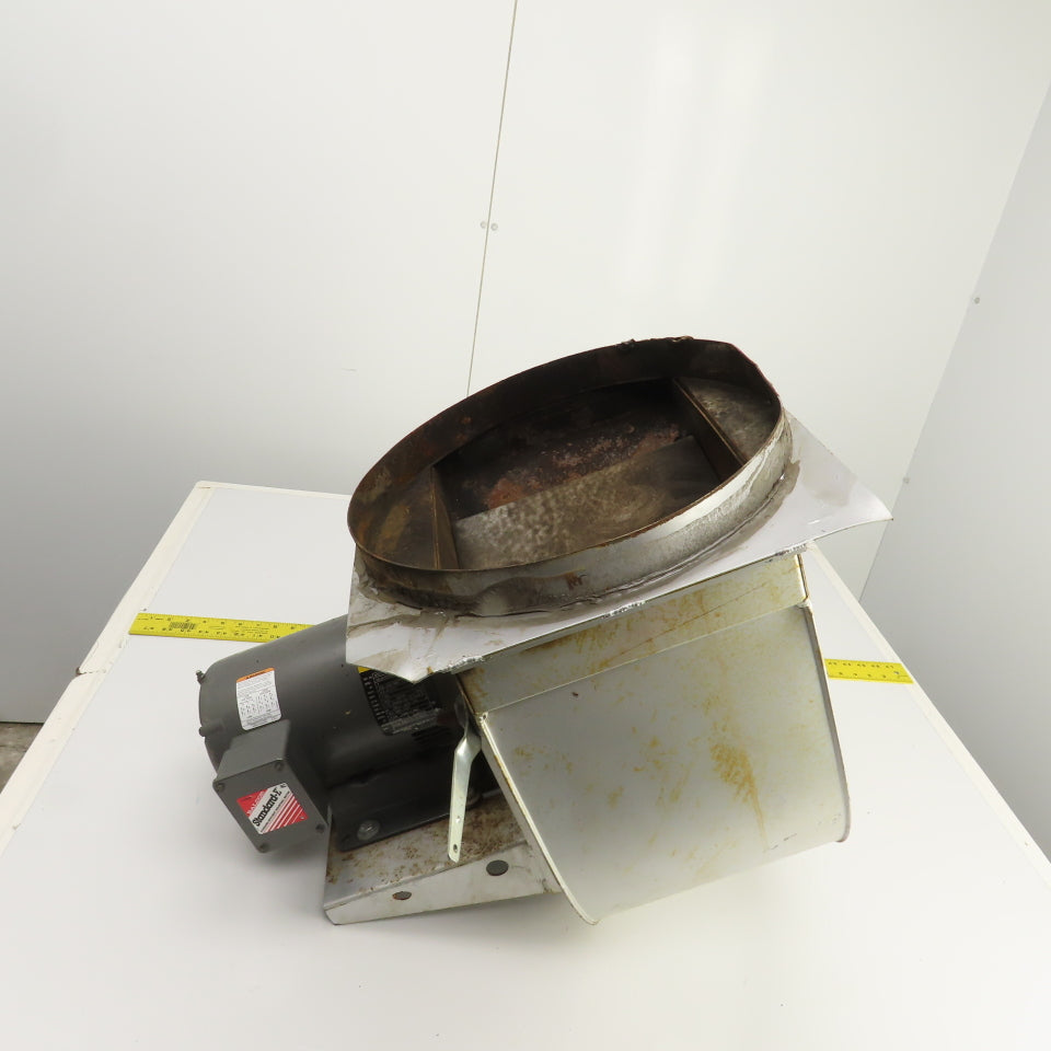 12" OD x 7-1/4" W Squirrel Cage Blower Fan With 3HP Motor 230/460V 3PH & Damper