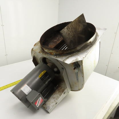 12" OD x 7-1/4" W Squirrel Cage Blower Fan With 3HP Motor 230/460V 3PH & Damper